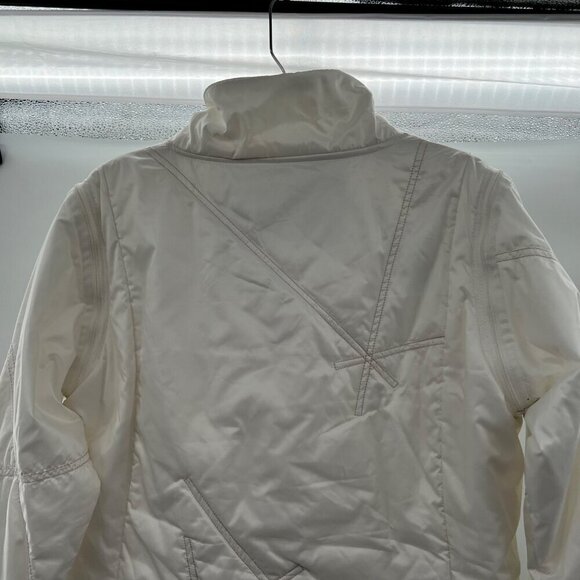 Under Armour Women's Full Zip Quilted Jacket White Size Large Pockets - Picture 6 of 9